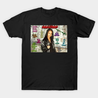 Aaliyah - Graffiti Hits T-Shirt